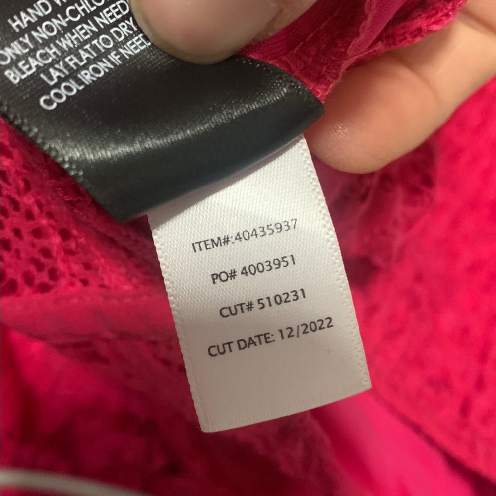 Torrid Pink Lace Corset Top Size 3X - Picture 10 of 10